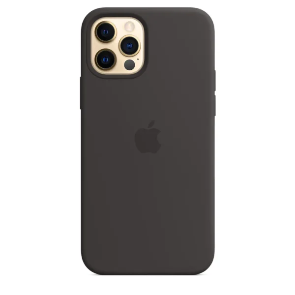 iPhone 12 | 12 Pro Original Silicone Case with MagSafe Supported | Black - Image 7