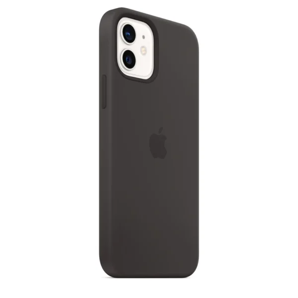 iPhone 12 | 12 Pro Original Silicone Case with MagSafe Supported | Black - Image 9