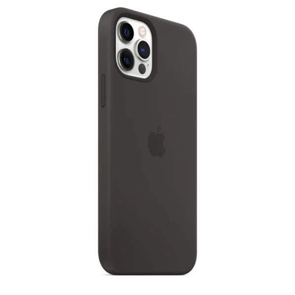 iPhone 12 | 12 Pro Original Silicone Case with MagSafe Supported | Black - Image 10