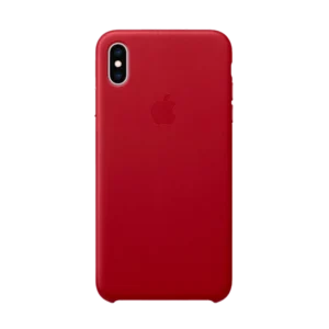 iPhone X / Xs Leather Case | Red