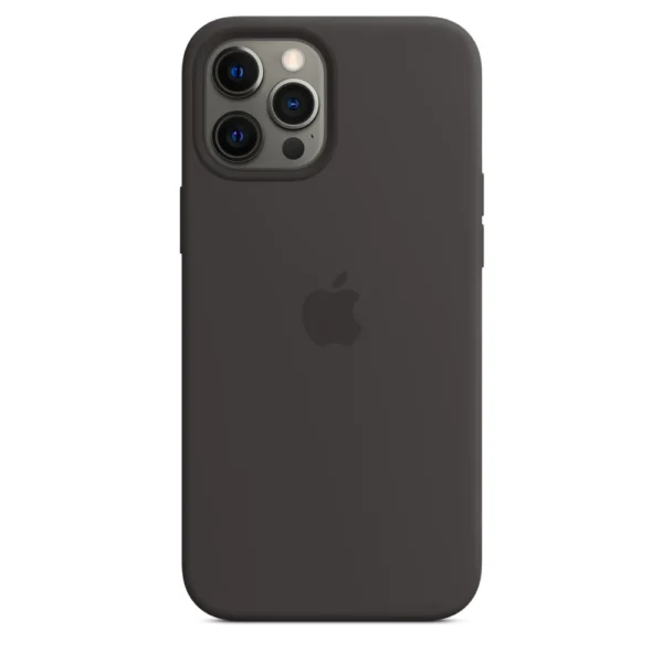 iPhone 12 Pro Max Original Silicone Case with MagSafe Supported | Black