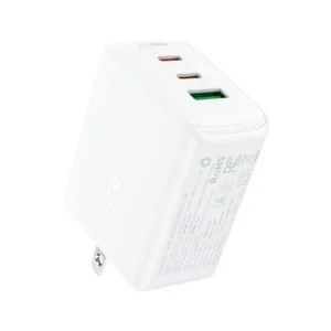 ACEFAST A43 PD65W GaN Wall Charger 2 USB-C and USB-A Port 2Pin